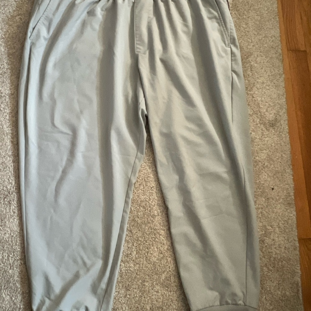 FLX Men's Light Gray Jogger Pants - Classic Casual Fit 3XL